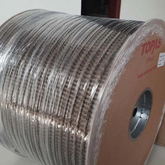 

Promo Ring Jilid Kawat Nomor 6 Spiral 3/8 3:1 Roll Topas Plus Binding Wire COD