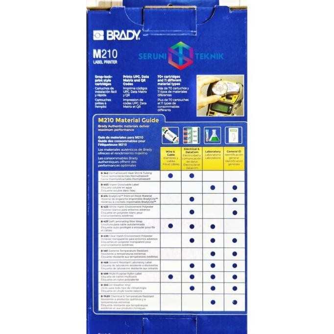 

Promo BRADY M210 LABEL PRINTER COD