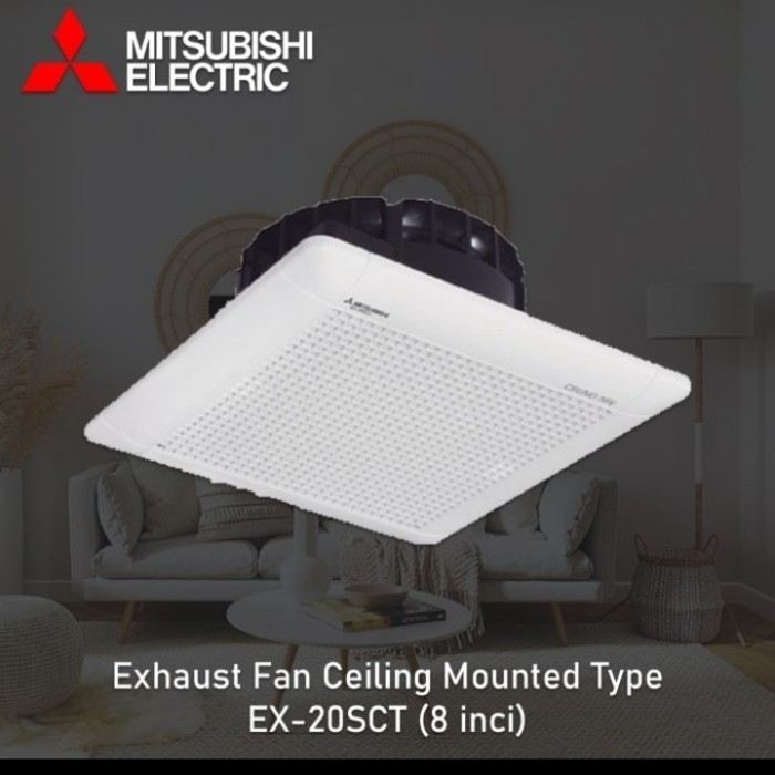 MITSUBISHI CEILING EXHAUST FAN PLAFON PLAFOND 8" EX-20SC5T EX20SC5T