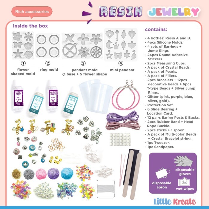 MAINAN DIY RESIN FIDGET SHAKER / MAINAN EDUKASI / KERAJINAN TANGAN