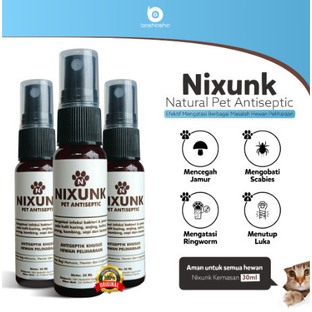 OBAT JAMUR KUCING SCABIES KUCING ANJING KELINCI NIXUNK