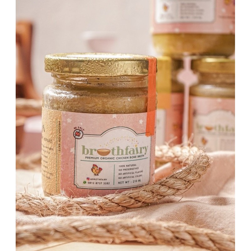 

BOX ISI 6 PREMIUM ORGANIC CHICKEN BONE BROTH KALDU TULANG ORGANIK