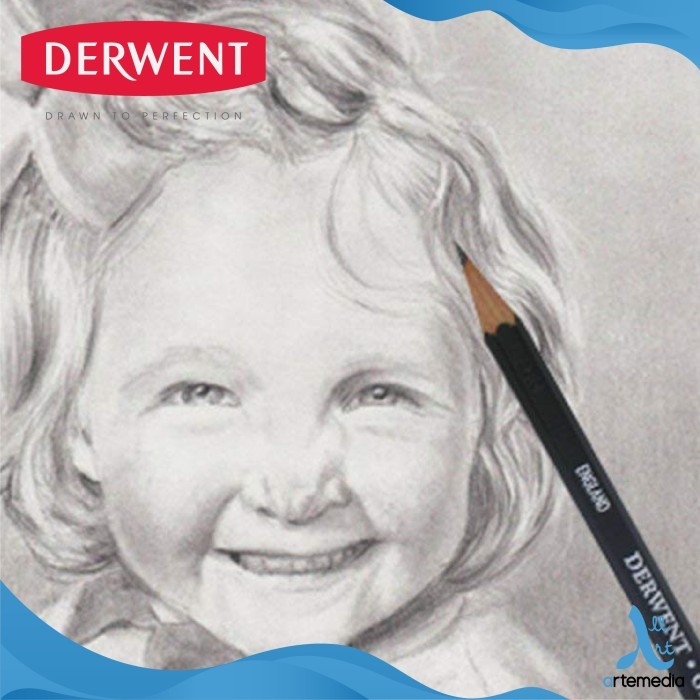 

PENSIL GAMBAR DERWENT GRAPHIC PENCIL 6 METAL TIN DRAWING SKETCHING