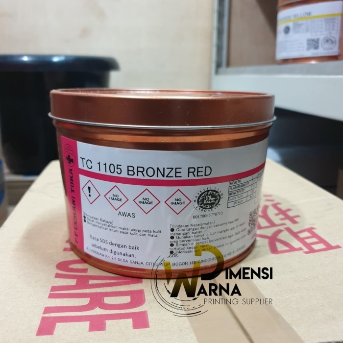 

TINTA OFFSET CEMANI TOKA - TC 1105 BRONZE RED