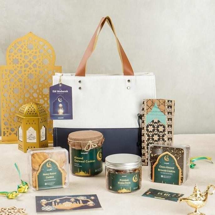 

Hampers Lebaran / Parcel Lebaran - CANVAS BAG - AFIYA SET - LUCKYBITE