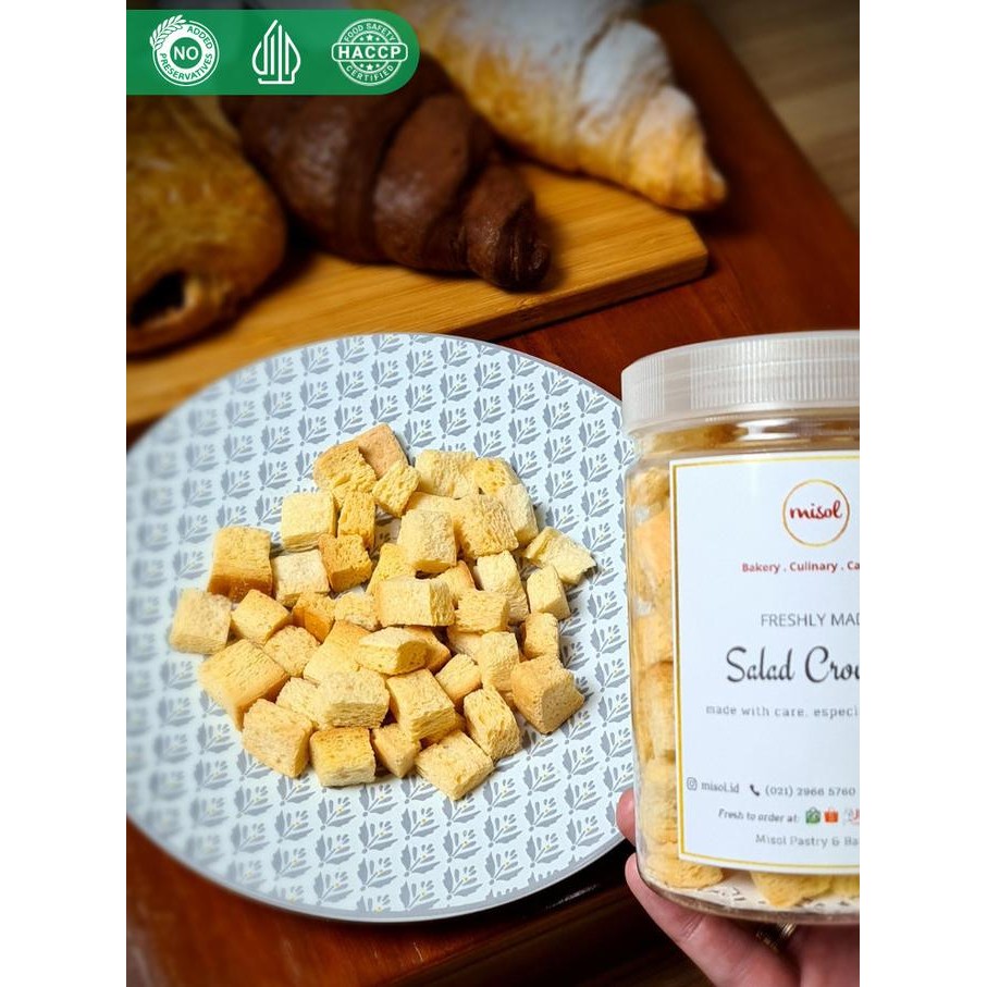 

TERBARU SALAD CROUTONS MISOL UNTUK PELENGKAP ANEKA SALAD DAN SNACK !!!!!