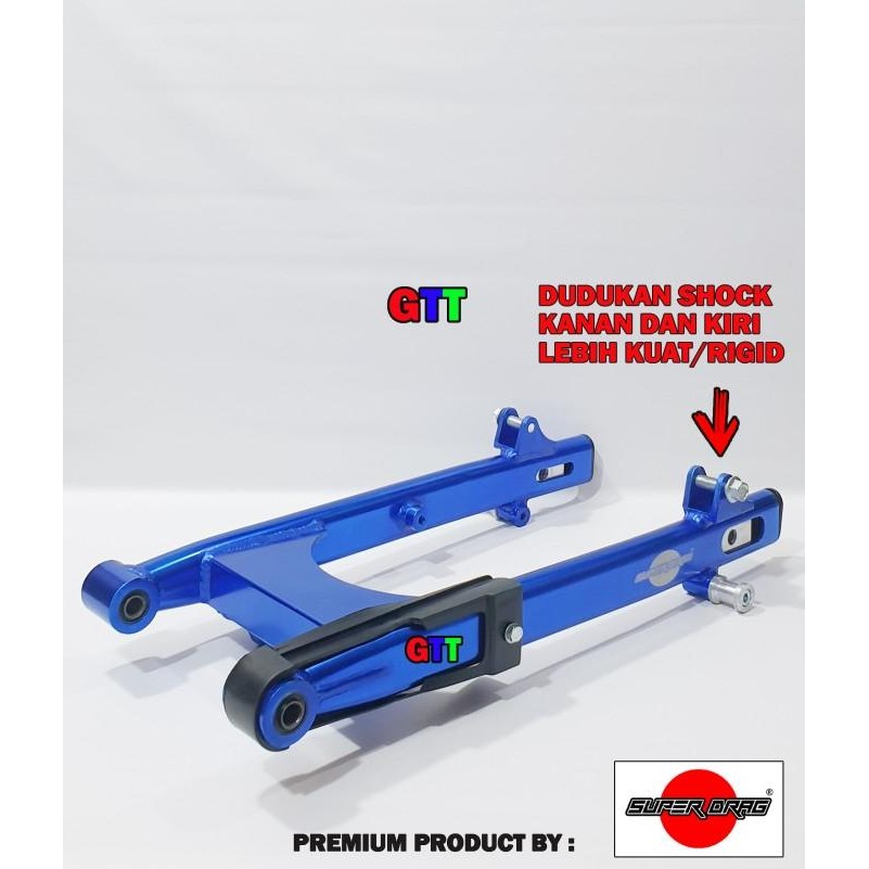 Promo SWING ARM YAMAHA JUPITER Z MEREK SUPER DRAG ALUMINIUM ANODIZE COD