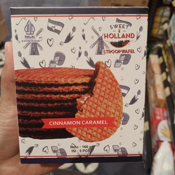 

TERBARU HOLLAND STROOPWAFEL CINNAMON CARAMEL 5'S 160GR !!!!!