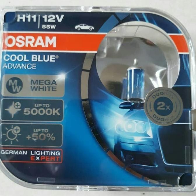 Bohlam Headlamp Lampu Dekat Putih Rush Terios Osram H11 Cool Blue