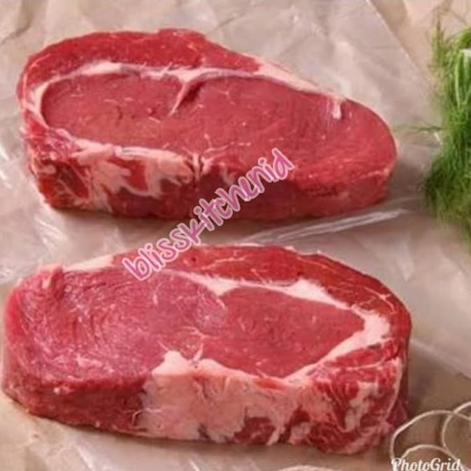

Australian Ribeye / Cube Roll Beef Steak Grade A 200Gr Original Dan Terlaris