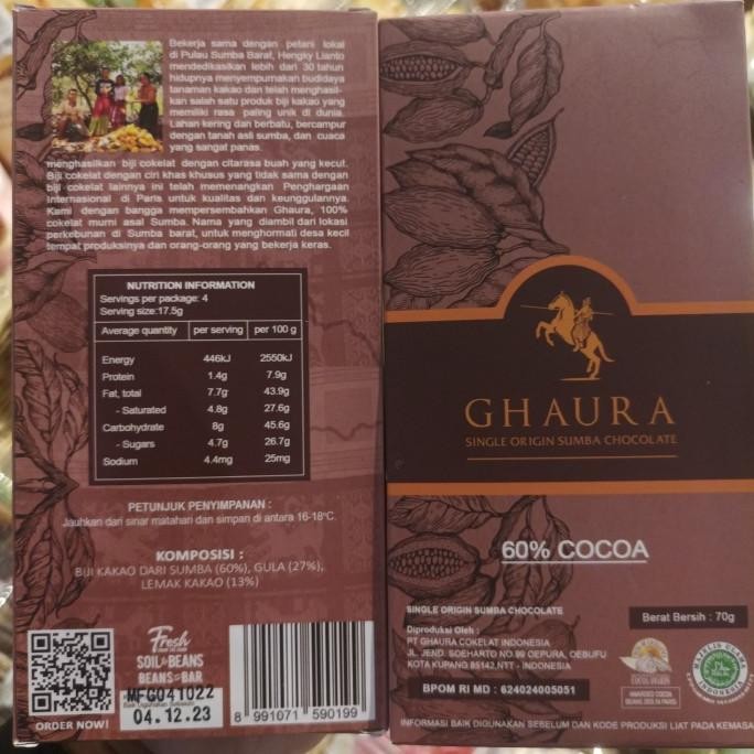 

BIG SALE GHAURA CHOCOLATE 60,% 70GRAM !!!!!