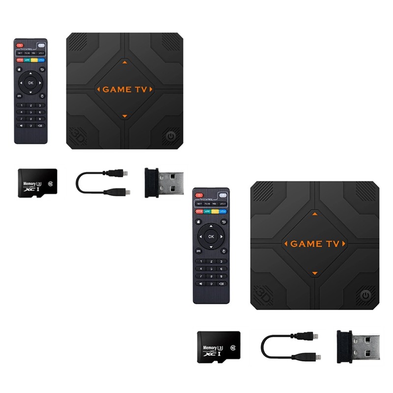 YHS V5 Retro Game Console 128G 51000 Games Dual Handheld Game Console TV Box Game Controller Home Ga