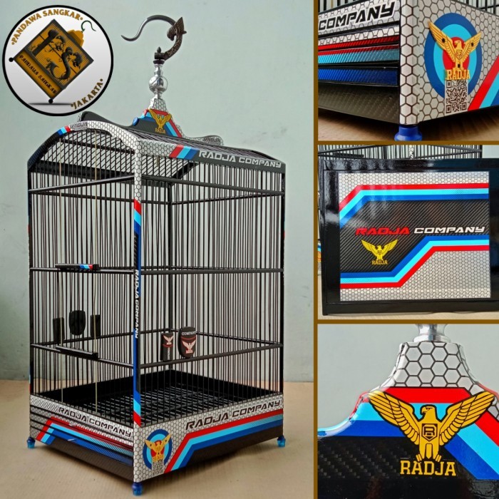 SANGKAR/KANDANG KOTAK RADJA DECAL COMPANY NEW Uk. 1 2