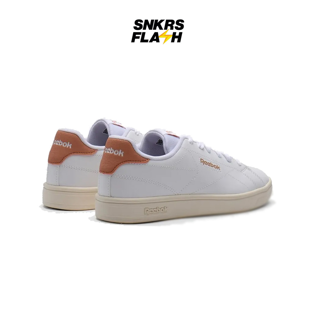 REEBOK Court Clean White Gold Sepatu Sneakers Wanita - 100202607 - Size 37.5