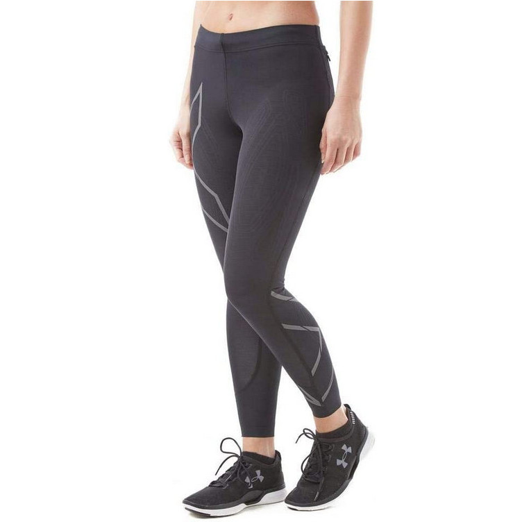 Terbaru Celana 2Xu Mcs Sz Xs Women'S Mcs Run Compression Tights Wa5332B Blk/Brf Running Training