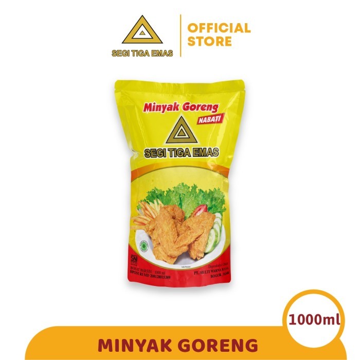 

Minyak Goreng Segi Tiga Emas 1 Liter Best Seller
