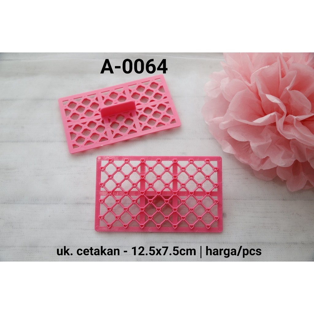 A-0064 Embosser fondant stamp motif fondant cake cupcake cookie mold (CUTTER)