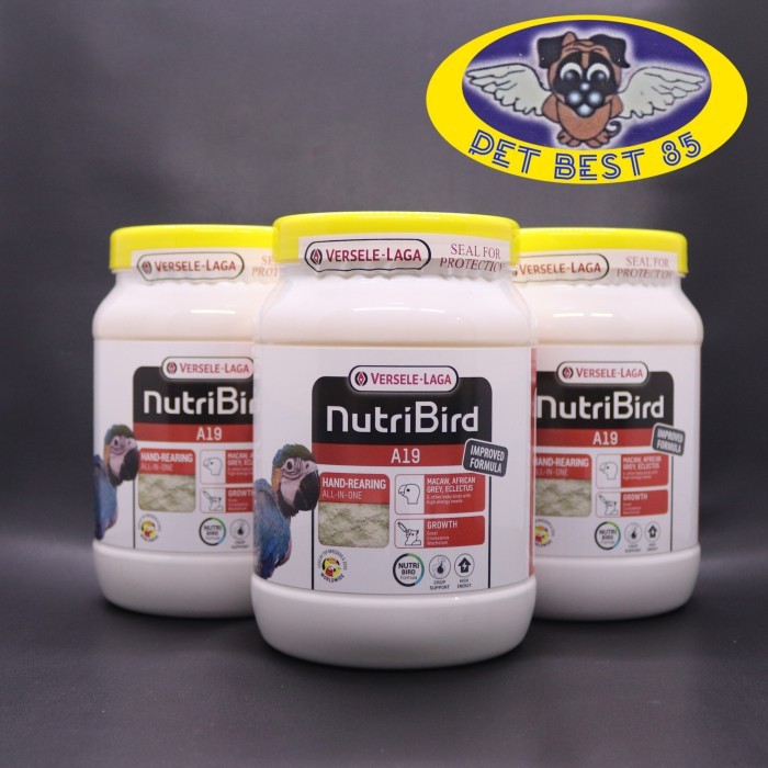 Nutribird A19 800gr Versele Laga Bubur Lolohan Semua Burung Parrot