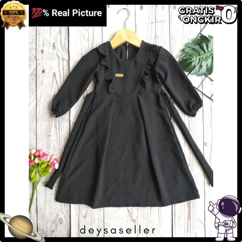 PromoGamis Anak Crinkle Model Terbaru Usia 1 Sampai 9 Tahun//Gamis Adiba Terlaris Produk Ini Banyak 