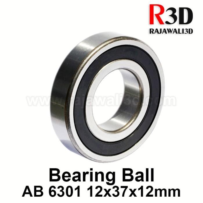 Ball Bearing AB 6301RS 6301 Rs 12x37x12mm OD 37mm ID 12mm