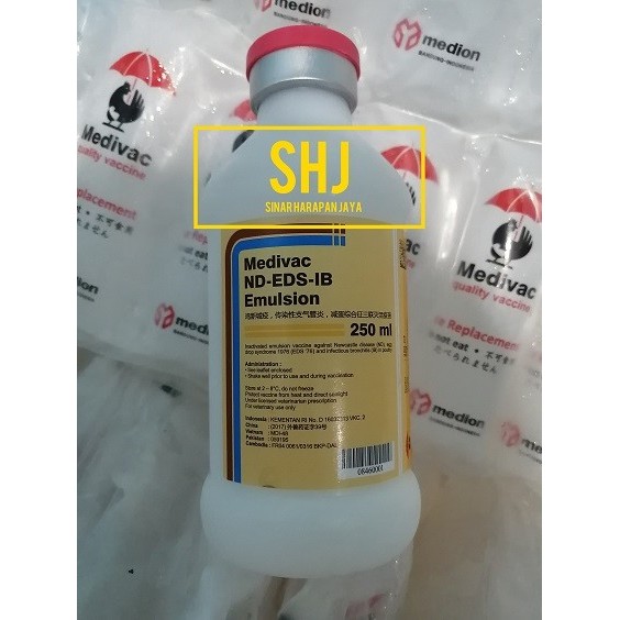 VAKSIN INAKTIF MEDIVAC ND EDS IB EMULSION 250 ML (500 EKOR)