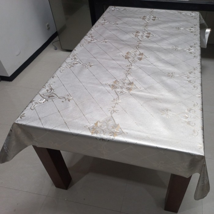 Taplak Meja Makan Meteran Mewah - Taplak Meja Makan Anti Air