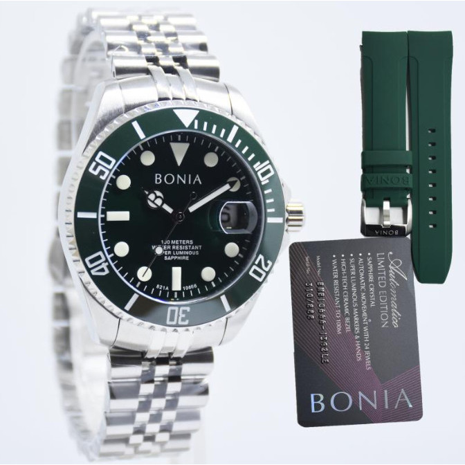 Baru Jam Tangan Bonia Pria Ori / Jam Cowok Model Militer Original