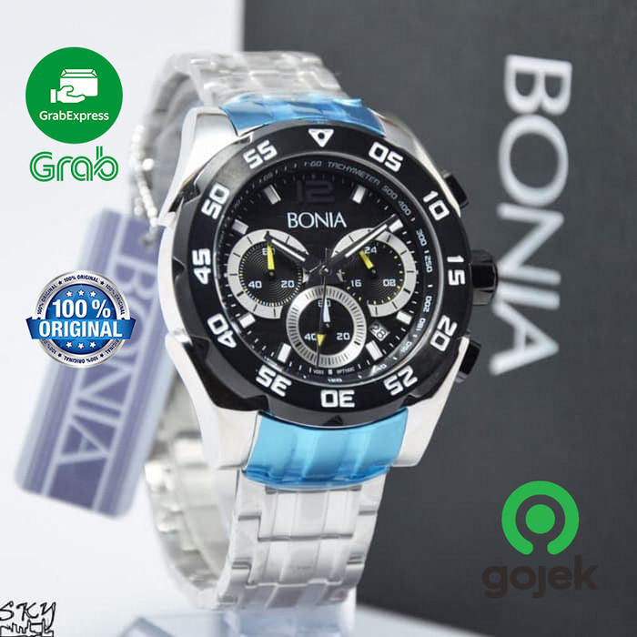 Model Baru Jam Tangan Bonia Pria Original / Jam Cowok Bonia Original