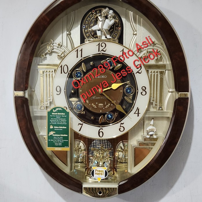 Qxm289 Jam Dinding Seiko Music Melody