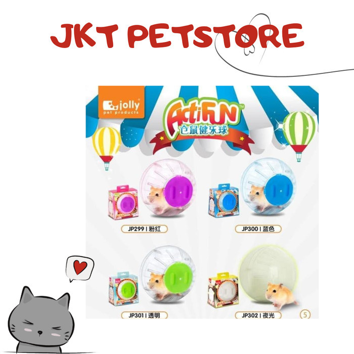 TERBARU Mainan Hamster Jolly Actifun Exercise Ball JP301 JP303 JP305 BISA GOSEND