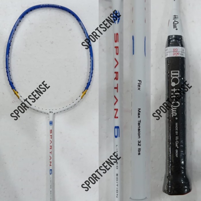 Terbaru Raket Badminton Hi Qua Hiqua Hq Spartan Limited Edition Original 32Lbs Promo
