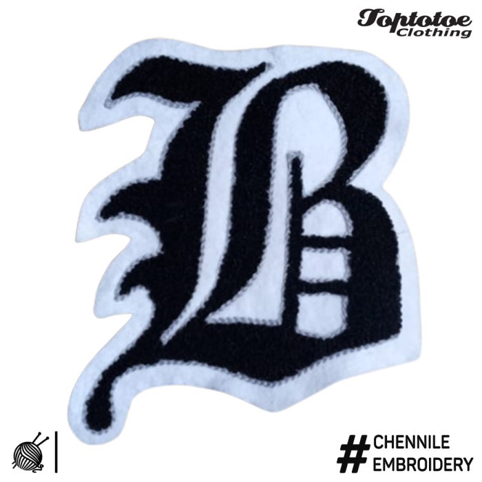 Patch Bordir Bulu Handuk Chenille Embroidery
