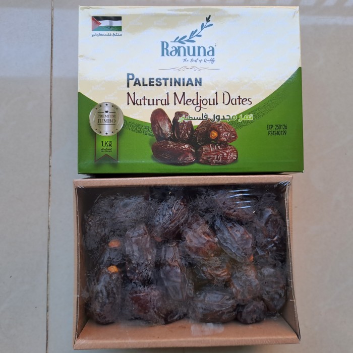 

Kurma Medjol 1Kg Jumbo Super Lembut Original Import Syam Palestine