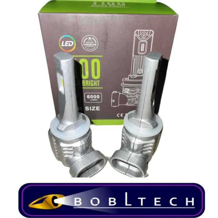 Bobltech Lampu Foglamp Mobil Led H27 881 Nero Super Bright