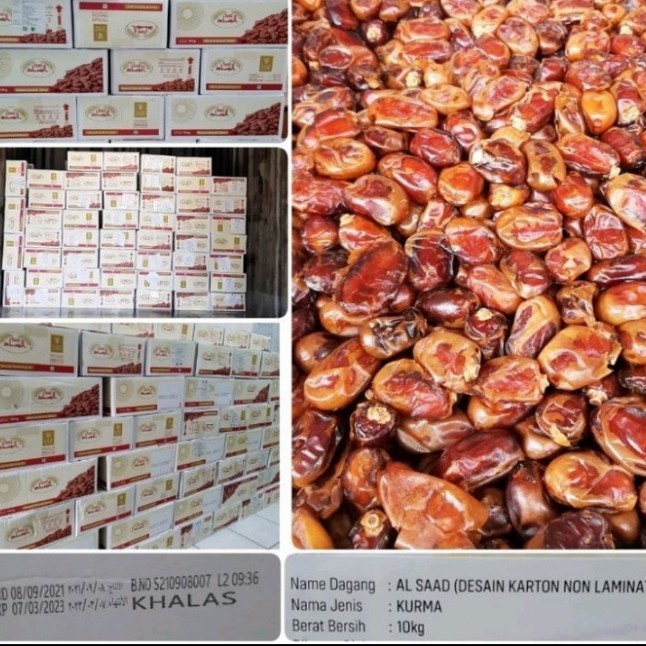 

Kurma Khalas premium 10kg kurma khalas saad kurma Murah