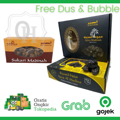 

Kurma Ajwa 1 Kg Premium Free Sukari 500 Gram / Kurma Ajwa Madinah