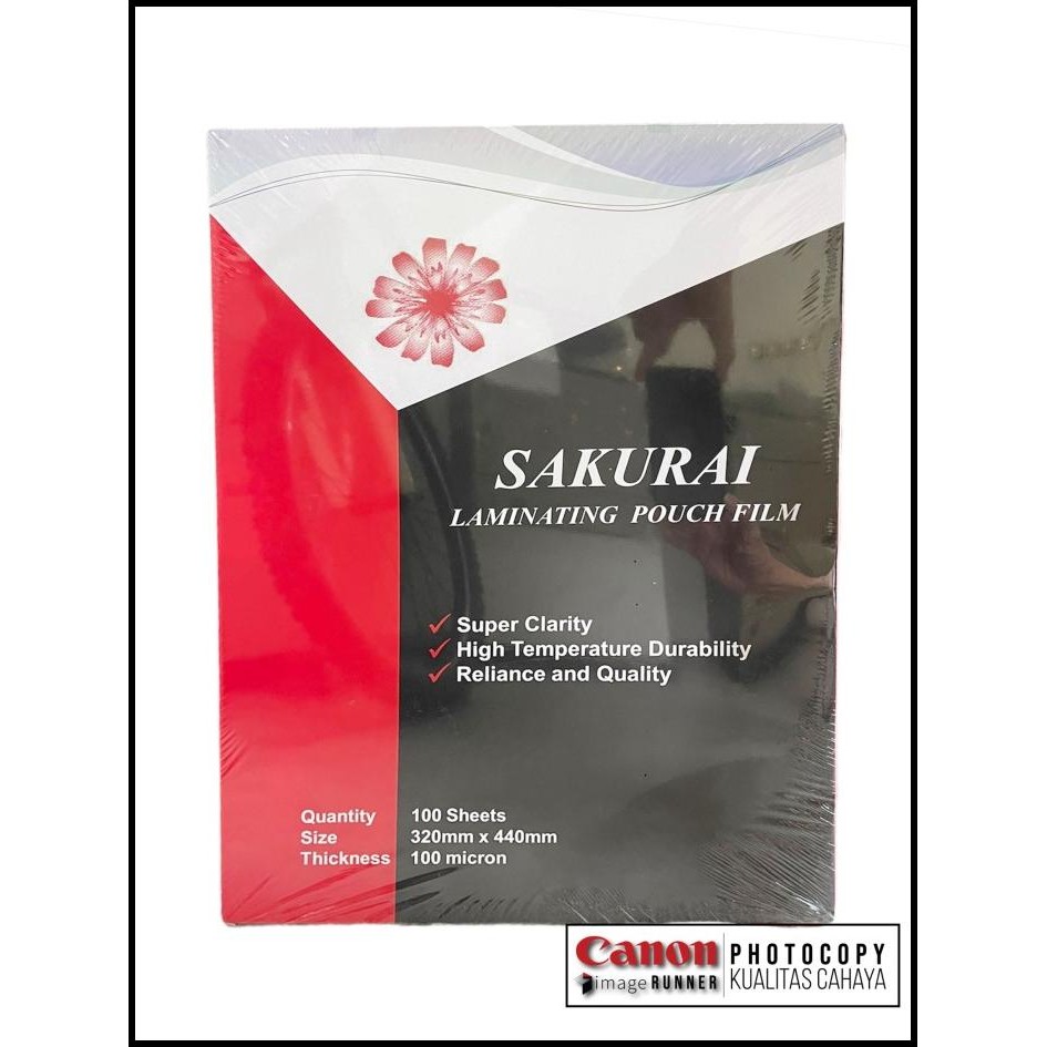 

Plastik Laminating Sakurai A3 320Mmx440Mm 100Micron