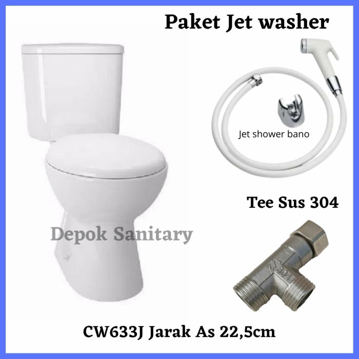 CLOSET DUDUK TOTO CW633 SW/ CLOSET DUDUK TOTO/CLOSET KODE 1317