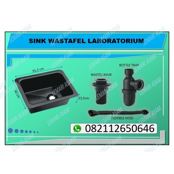 ZINK LABORATORIUM/ SINK WASTAFEL LABORATORIUM/ SINK LAB KODE 1247