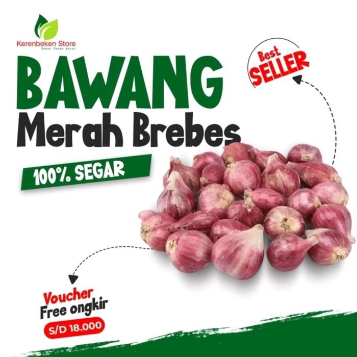 

Ready Bawang Merah Brebes Segar Kualitas Terbaik 250Gr Best Seller