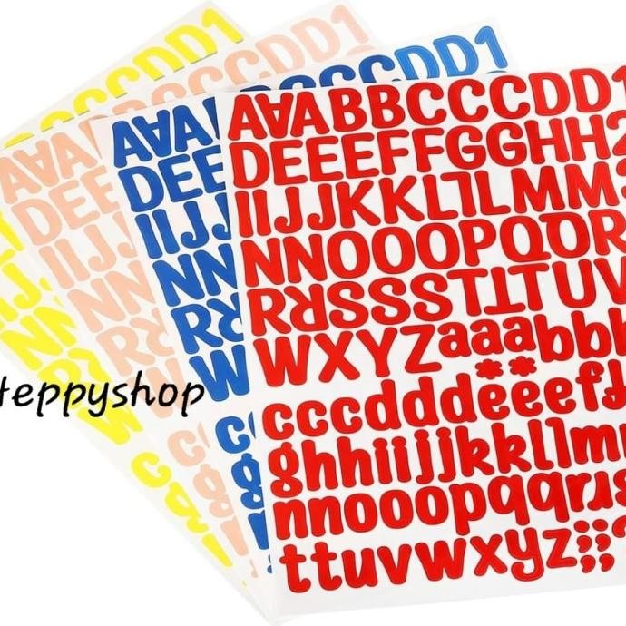 

yang dicari@@@@] StikerHurufAbjadAngkaSticker Dekorasi Scrapbook