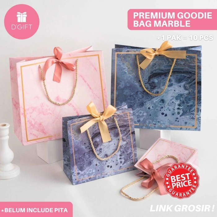 Grosir(10Pcs)Paper Bag Kado Shopping Bag Tas Kertas Goodie Bag Hampers