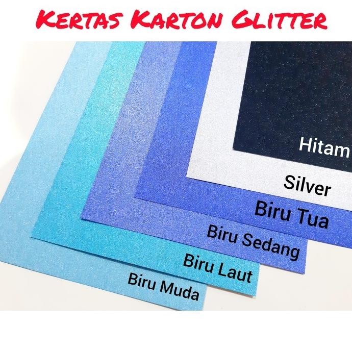 

$$$$] Kertas Karton Gliter Glitter Paper Craft