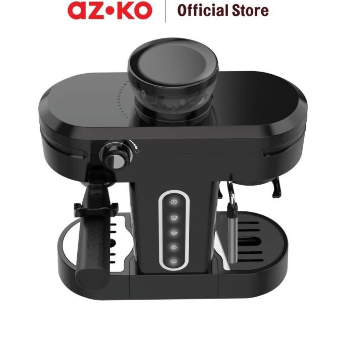 AZKO Acepresso Coffee Maker Espresso Dengan Grinder - Hitam 20x28.5x30.8 cm
