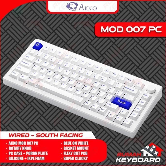 Goodseries| AKKO MOD 007 PC - FLEX CUT - GASKET - SOUTH FACING - PREMIUM KEYBOARD