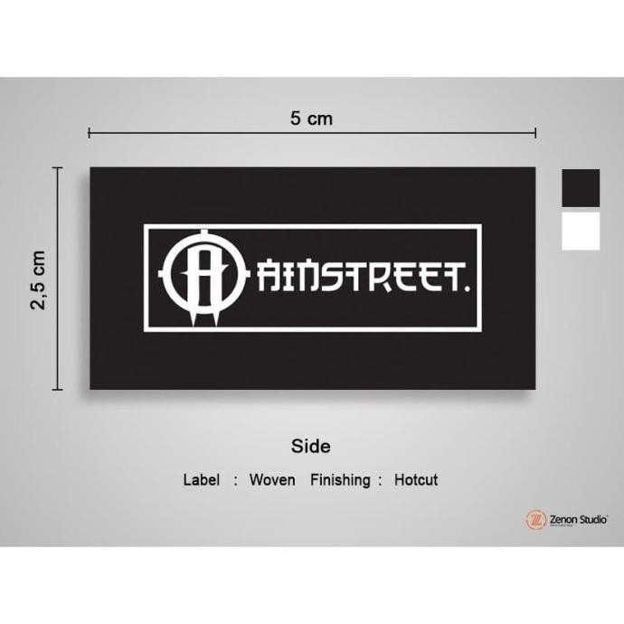 

Open DS] Cetak Label Woven 2,5x5 cm 1 Lusin