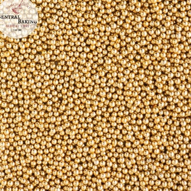 |Premium| Sprinkle Kue Mutiara Gold Emas 2mm / Springkel Kue / Springkle Kue