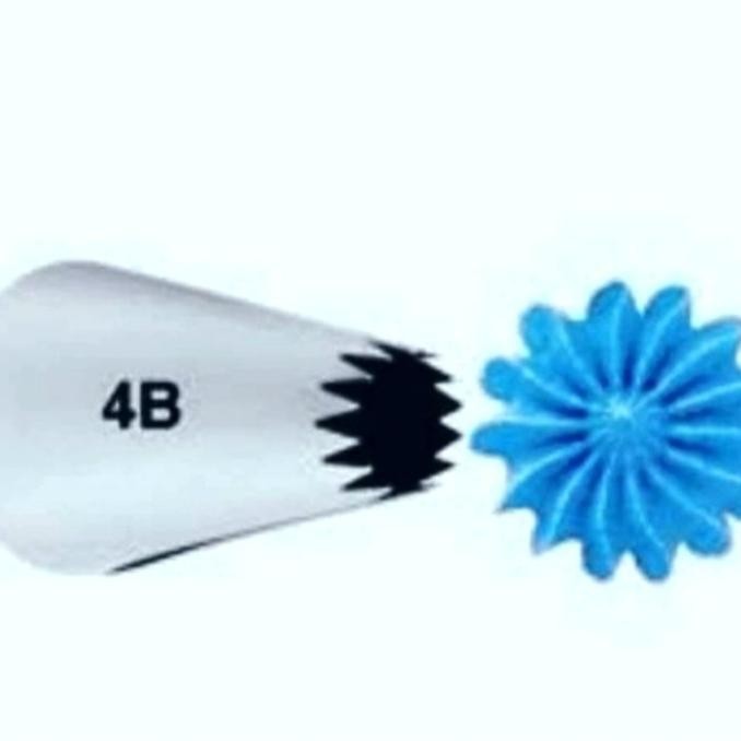 

|Premium| Wilton open star tip no. 4B