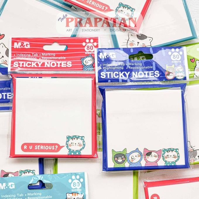 

cusss order] M&G So Many Cats Sticky Notes YS-377 | Notes Memo Tempel