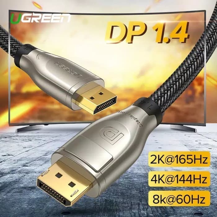 Ugreen 8K DisplayPort 1.4 Male to Male DP 2M nylon 60843